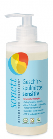 BUCATARIE - DETERGENT ECOLOGIC PT. SPALAT VASE - NEUTRU 300ML Sonett