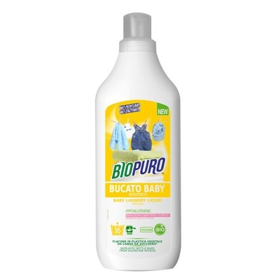 PRODUSE PENTRU CASA - Detergent hipoalergen pentru hainutele copiilor bio 1L Biopuro