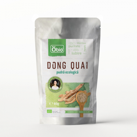 PRODUSE PENTRU GATIT - Dong Quai pudra bio, 60g, Obio