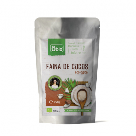 PRODUSE PENTRU GATIT - Faina de cocos eco 250g OBIO