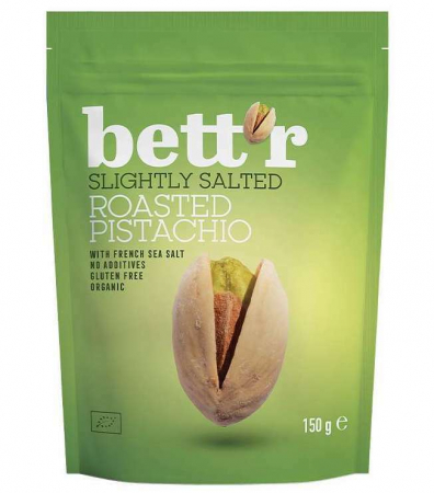 DULCIURI GUSTARI CREME - Fistic prajit si sarat bio 150g Bettr