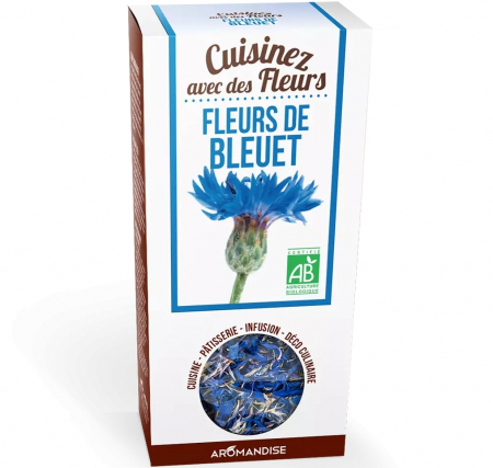 PRODUSE PENTRU GATIT - Flori de albastrele uz culinar bio, 15g, Aromandise