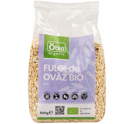 MIC DEJUN BOGAT IN NUTRIENTI - Fulgi de ovaz fini eco 500g OBIO
