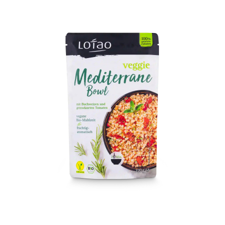 PRODUSE PENTRU GATIT - Hrisca cu rosii uscate, bio, 220g, Lotao