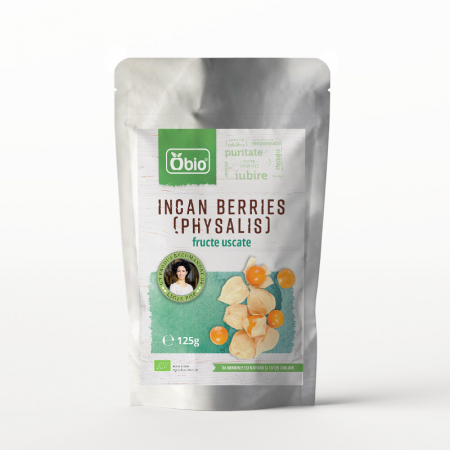 PRODUSE PENTRU GATIT - Incan Berries (Physalis) fructe uscate, 125g, Obio