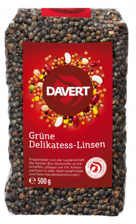 PRODUSE PENTRU GATIT - Linte verde Du Puy bio 500g DAVERT