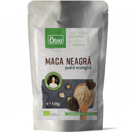 SUPERALIMENTE - Maca neagra pudra eco 125g Obio