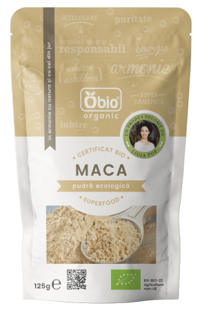 PULBERI SI SEMINTE - Maca pudra eco 125g OBIO