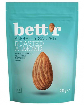 DULCIURI GUSTARI CREME - Migdale prajite si sarate bio 200g Bettr