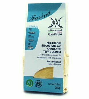 PRODUSE PENTRU GATIT - Mix de fainuri fara gluten cu amarant, teff si quinoa eco 250g Marchesato