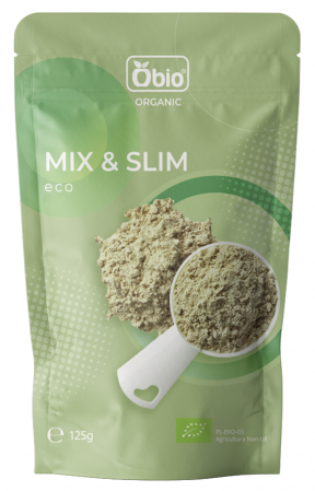 PULBERI SI SEMINTE - Mix & Slim pudra bio 125g Obio