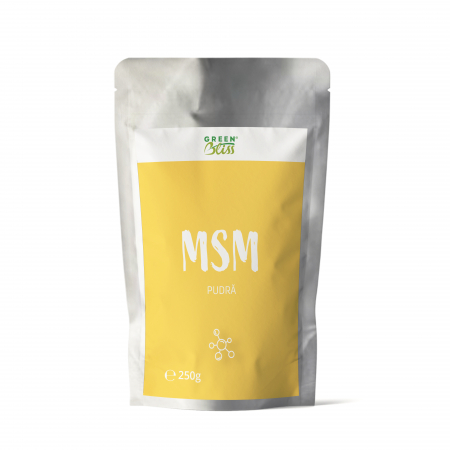 SUPLIMENTE - MSM pulbere 250g Green Bliss