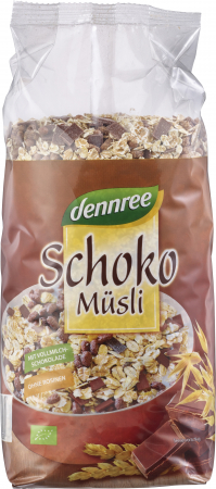 MIC DEJUN BOGAT IN NUTRIENTI - Musli cu ciocolata bio 750g, Dennree