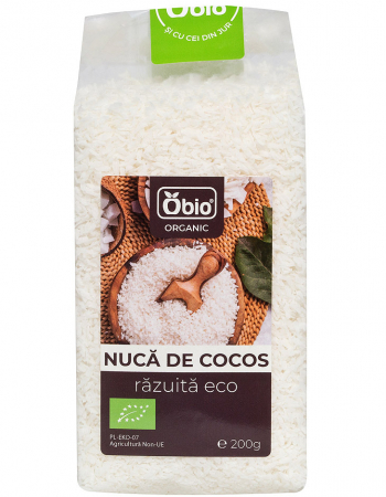 PRODUSE PENTRU GATIT - Nuca de cocos razuita bio 200g Obio