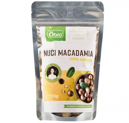 PULBERI SI SEMINTE - Nuci macadamia eco 250g OBIO
