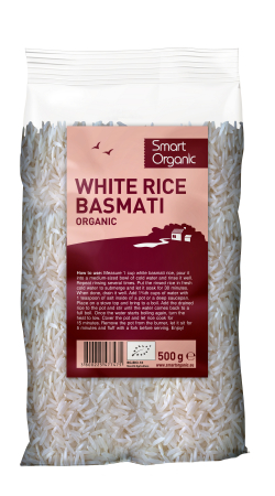 PRODUSE PENTRU GATIT - Orez basmati alb eco 500g Smart Organic