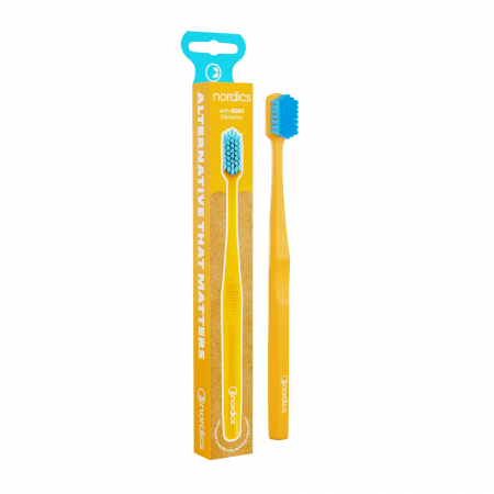 IGIENA PERSONALA - Periuta de dinti PREMIUM, galbena, Nordics