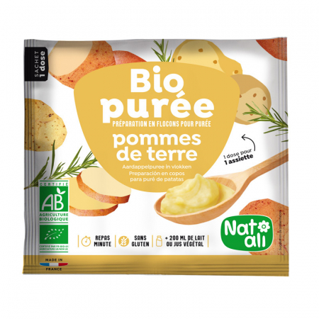 ALIMENTE - Piure instant de cartofi, bio, 30g, Nat-ali