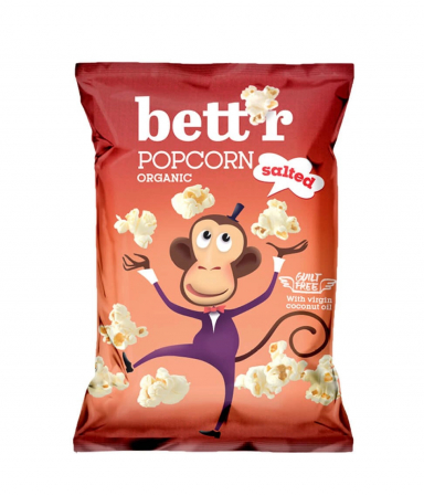 DULCIURI GUSTARI CREME - Popcorn cu sare bio 60g Bettr
