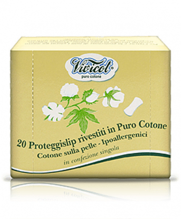 INGRIJIRE PERSONALA - Protej slip ultra subtire din bumbac bio, hipoalergenic (20 buc) - VIVICOT Puro Cotone