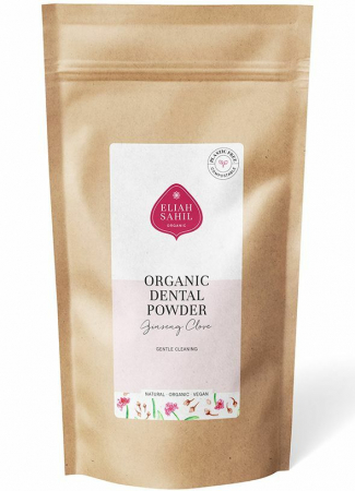 IGIENA PERSONALA - Pudra cu ginseng si cuisoare pentru curatarea dintilor bio 200g refill Eliah Sahil
