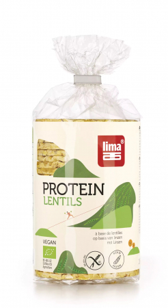 DULCIURI GUSTARI CREME - Rondele proteice din linte expandata eco 100g Lima