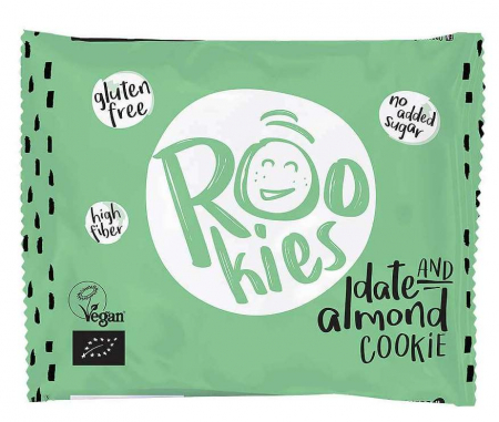 DULCIURI GUSTARI CREME - Rookies - Cookie cu migdale si curmale BIO 40G