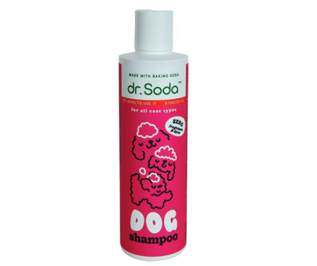 Dr.Soda - Sampon pentru caini cu bicarbonat de sodiu, 250ml, Dr.Soda