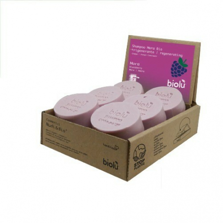 INGRIJIRE PERSONALA - Sampon solid cu mure bio 12 buc x 55g Biolu