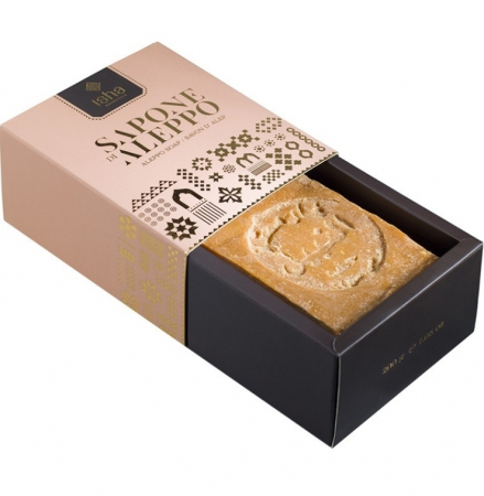 IGIENA PERSONALA - Sapun de alep cu 5% ulei de dafin, 200g, Isha