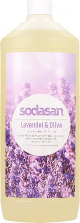 BAIE - Sapun lichid gel de dus bio lavanda masline 1L SODASAN
