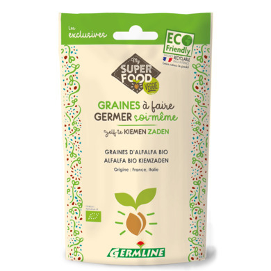 HRANA VIE - Seminte de alfalfa eco pentru germinat 150g Germline