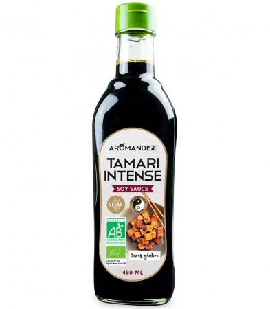 PRODUSE PENTRU GATIT - Sos de soya Tamari intens bio 480ml, Aromandise