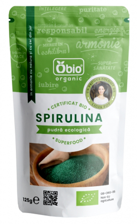 SUPERALIMENTE - Spirulina pulbere eco 125g Obio