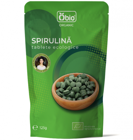 SUPLIMENTE - Spirulina tablete eco 125g Obio