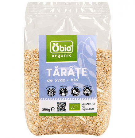PULBERI SI SEMINTE - Tarate de ovaz eco 250g Obio