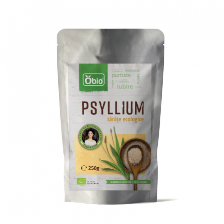 PULBERI SI SEMINTE - Tarate de psyllium raw eco 250g Obio