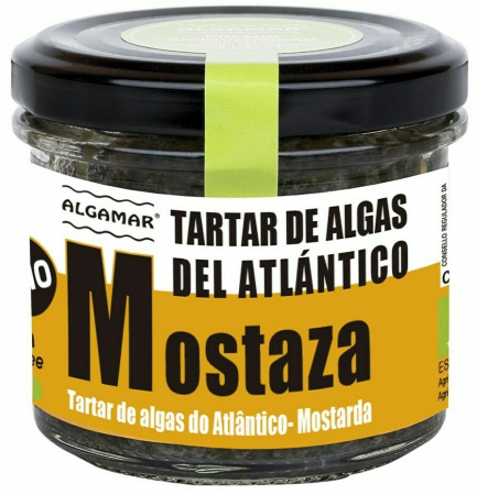 ALIMENTE - Tartar de alge marine cu mustar bio 100g Algamar