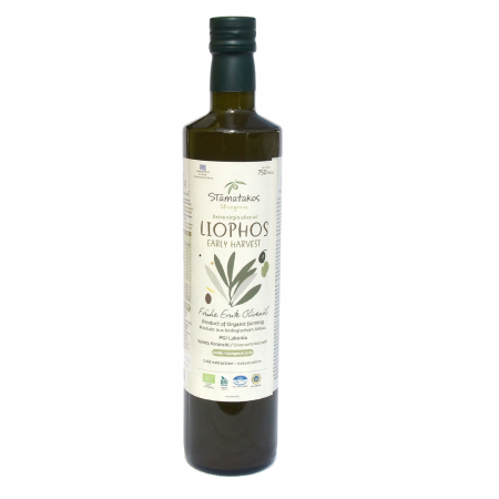 PRODUSE PENTRU GATIT - Ulei de masline extravirgin Liophos Early Harvest bio 750ml Stamatakos
