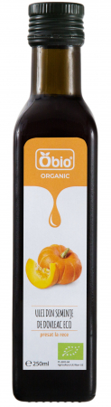 PRODUSE PENTRU GATIT - Ulei din seminte de dovleac bio 250ml Obio