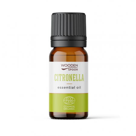 ULEIURI ESENTIALE - Ulei esential de citronela, bio, 10ml, Wooden Spoon