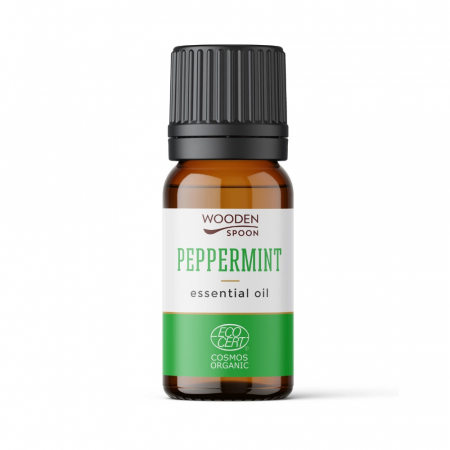 ULEIURI ESENTIALE - Ulei esential de menta (Peppermint), bio, 5ml, Wooden Spoon
