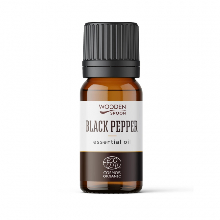 ULEIURI PENTRU PAR - Ulei esential de piper negru, bio, 5ml, Wooden Spoon