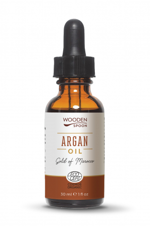 ULEIURI PENTRU PAR - Ulei pur de argan, bio, 30ml, Wooden Spoon