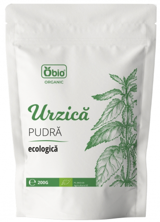 PULBERI SI SEMINTE - Urzica pudra bio 200g Obio