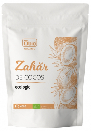 PRODUSE PENTRU GATIT - Zahar de cocos bio 400g Obio