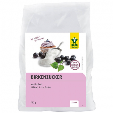 ALIMENTE - Zahar din mesteacan finlandez -xylitol- premium 750g RAAB