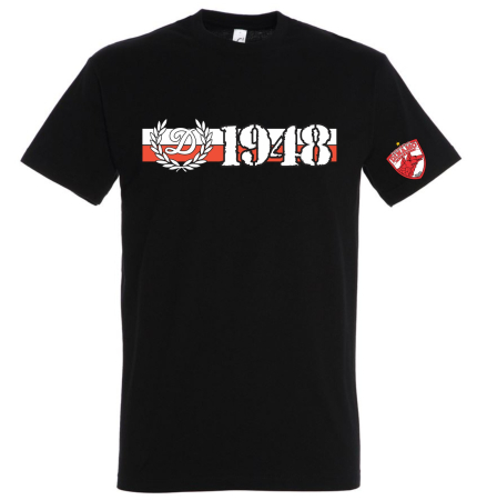 Bărbați - Tricou FC Dinamo 1948 negru | Magazin FC Dinamo