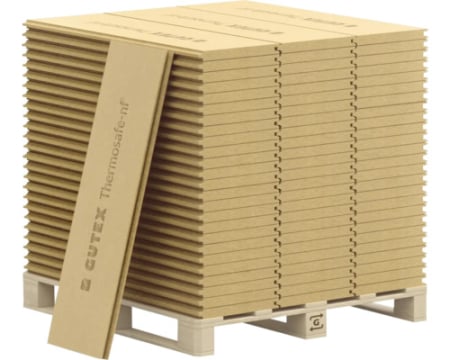 Placi izolatoare lana lemn rigide - Gutex Thermosafe Homogen N+F Fațadă