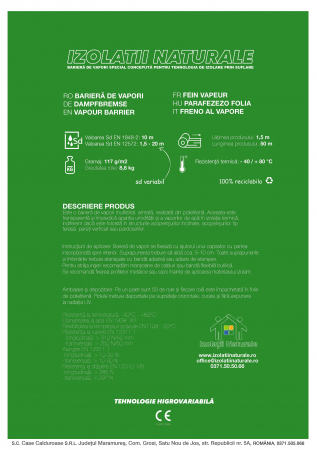 Membrana cu SD Variabil - Izolații Naturale [1]